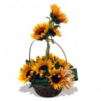 Sunflower Basket